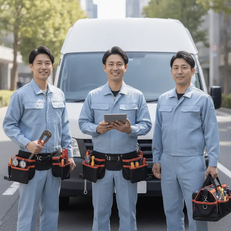 釜石市での作業